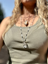 Load image into Gallery viewer, Clear Quartz Wire Necklace
