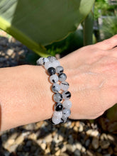 Load image into Gallery viewer, Black Tourmaline Rutilated in Clear Quartz