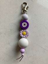 Load image into Gallery viewer, Key Charms / Bag Charms - Purple Evil eye -

