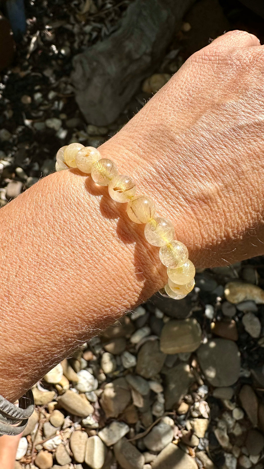 Golden Rutilated Quartz Bracelet