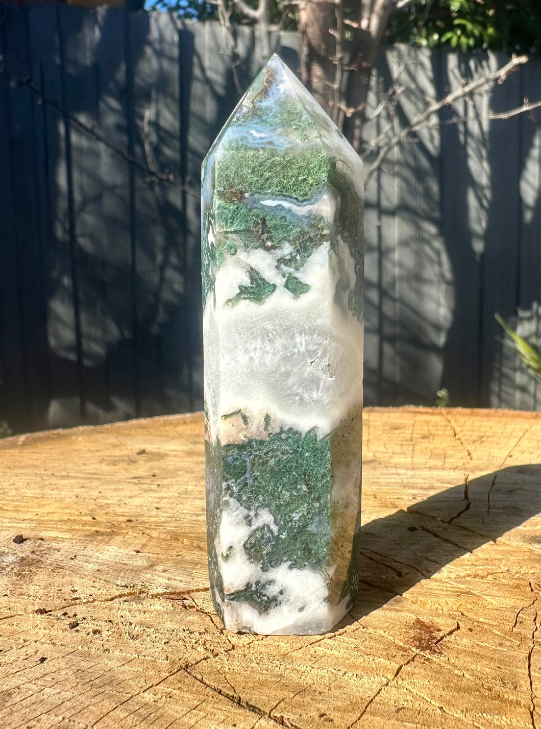 Tower  ~ Moss Agate ~  Tower