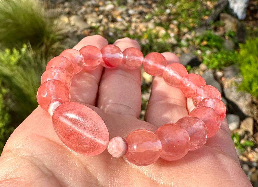 Cherry Quartz Bracelet