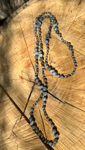 Load image into Gallery viewer, Hand knotted Labradorite Necklace
