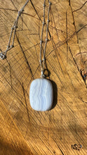 Load image into Gallery viewer, Blue Lace Agate-Necklace.
