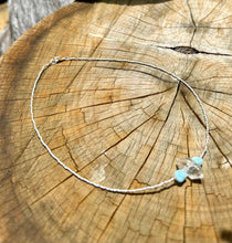 Load image into Gallery viewer, Hill Tribe With Herkimer Diamond &amp; Larimar
