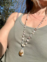 Load image into Gallery viewer, Flower Agate Wire Necklace
