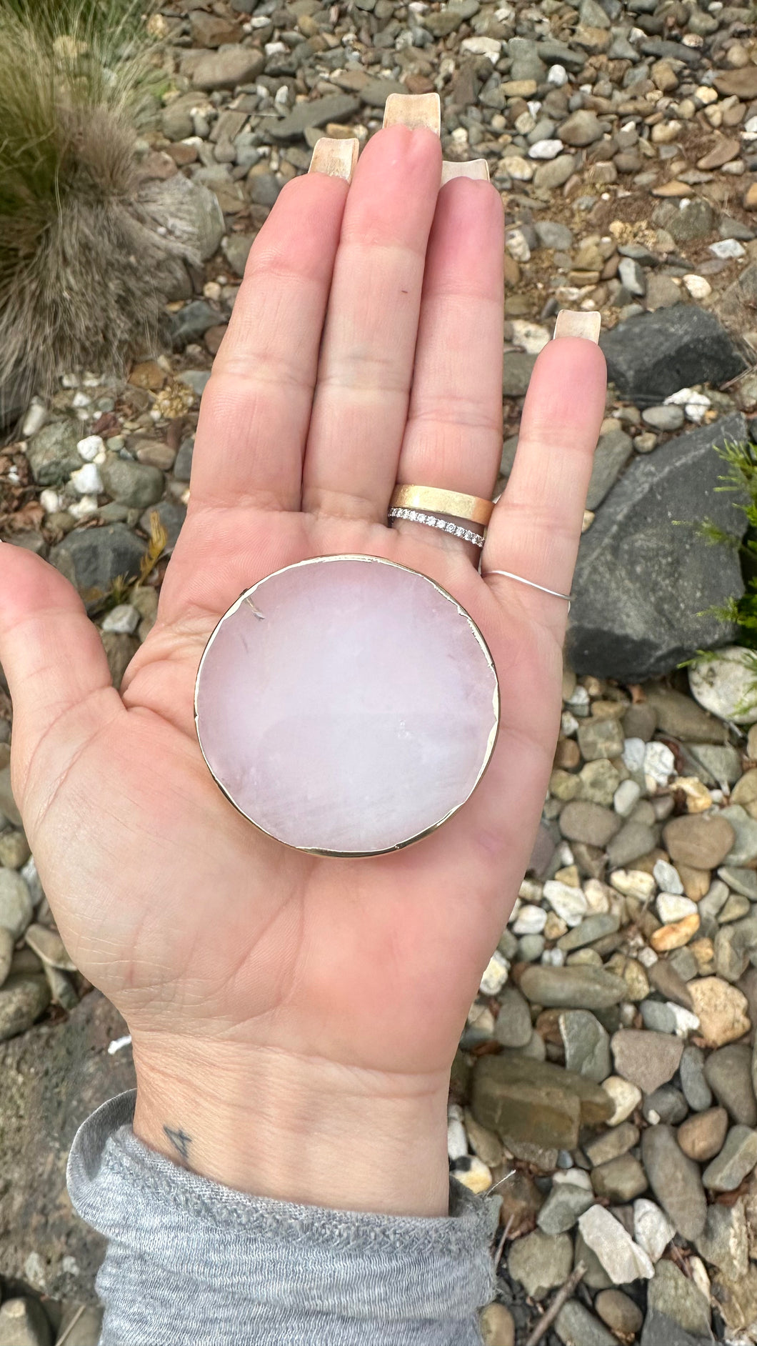 Rose Quartz Pop Socket