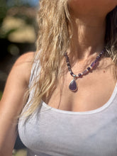 Load image into Gallery viewer, Amethyst Teardrop Necklace
