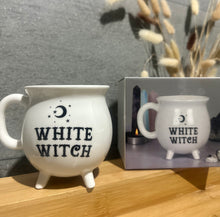 Load image into Gallery viewer, White Witch Cauldron Mug
