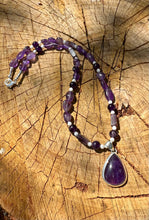 Load image into Gallery viewer, Amethyst Teardrop Necklace
