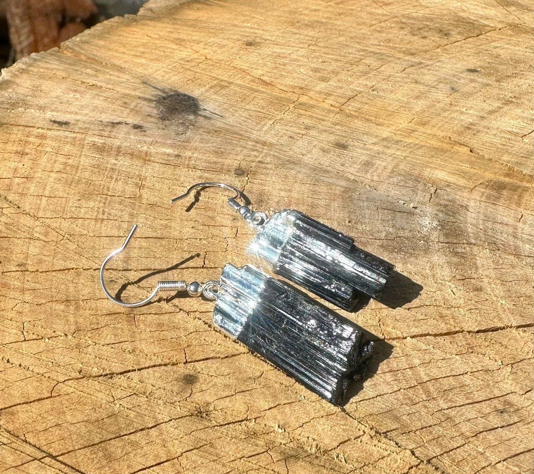 Black Tourmaline Earrings