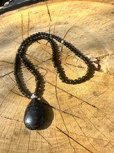 Load image into Gallery viewer, Black Tourmaline  with Gold sheen Obsidian  Necklace
