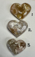 Load image into Gallery viewer, Flower Agate Hearts ~ $14 Hearts ~
