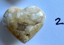 Load image into Gallery viewer, Flower Agate Hearts ~ $8 Hearts ~
