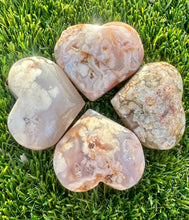 Load image into Gallery viewer, Flower Agate Hearts ~ From $ 19 ~
