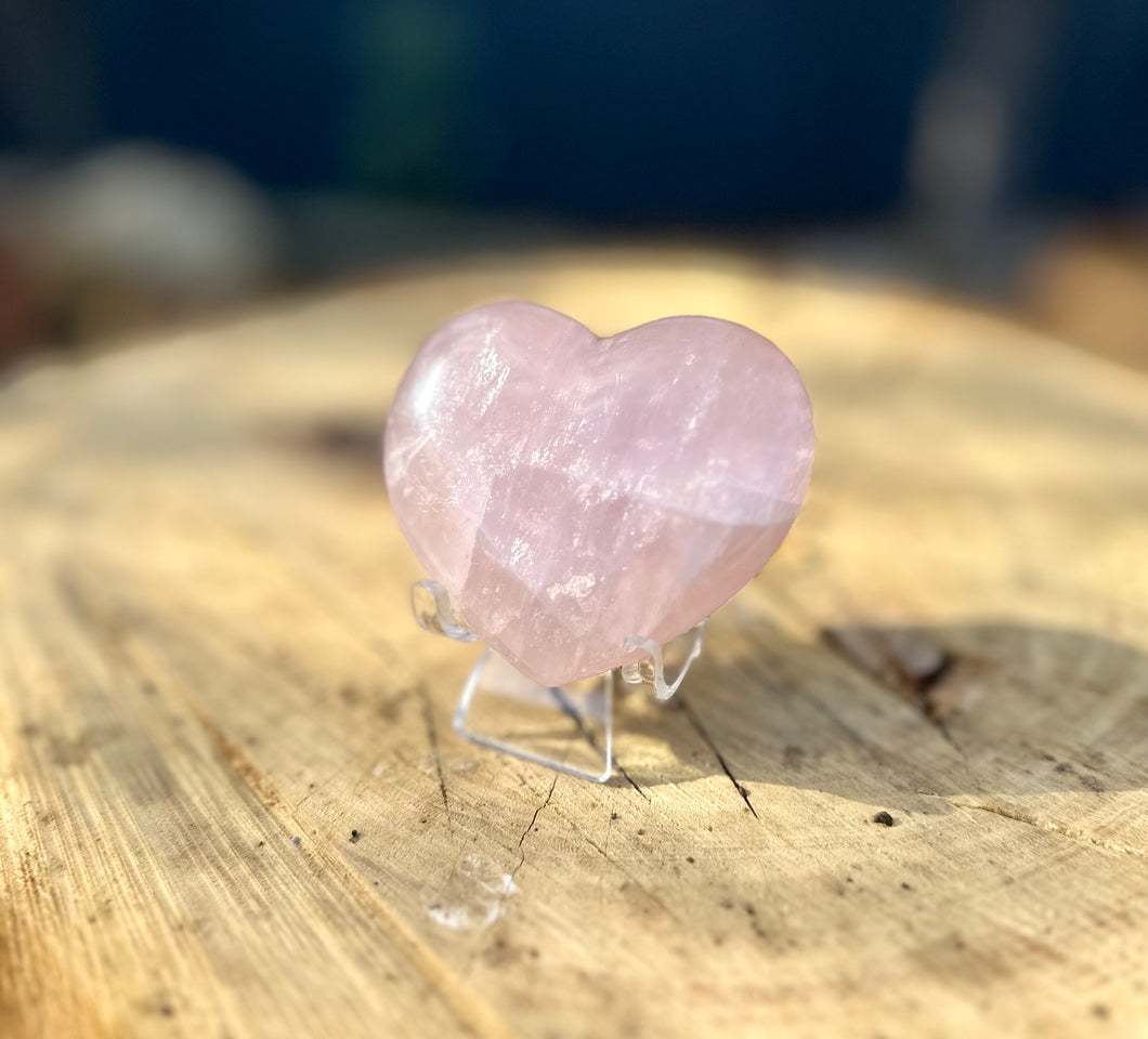 Heart ~  Rose Quartz Heart ~