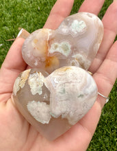 Load image into Gallery viewer, Flower Agate Hearts ~ $10 Hearts ~
