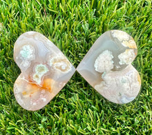 Load image into Gallery viewer, Flower Agate Hearts ~ $17 Hearts ~
