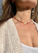 Load image into Gallery viewer, Carnelian With Citrine Choker
