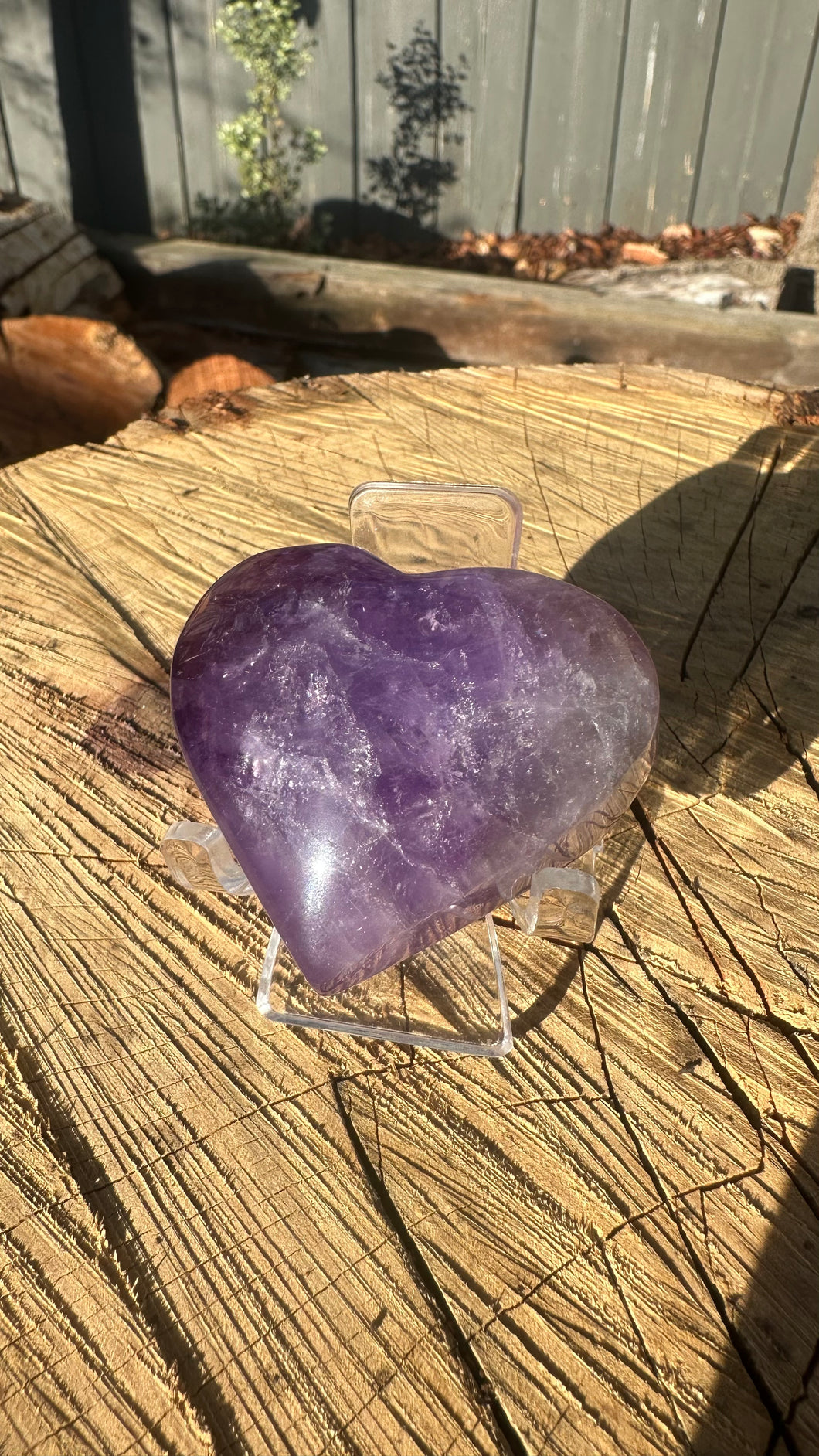 Amethyst  Puffy Heart