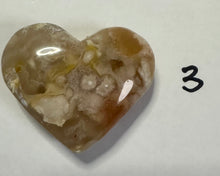 Load image into Gallery viewer, Flower Agate Hearts  ~ From $8.50~
