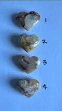 Load image into Gallery viewer, Flower Agate Hearts ~ $8 Hearts ~
