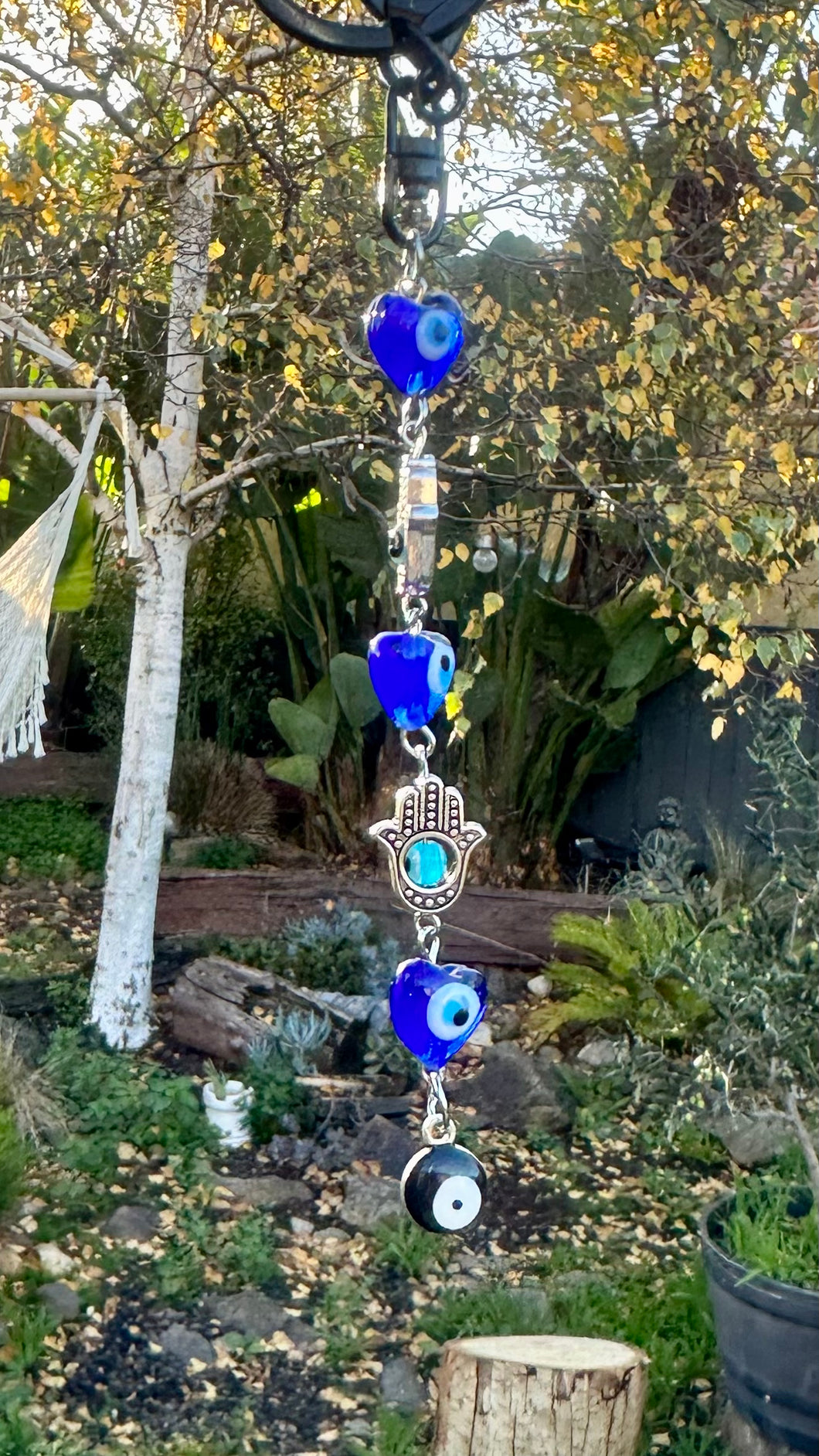 Evil Eye Key Charm