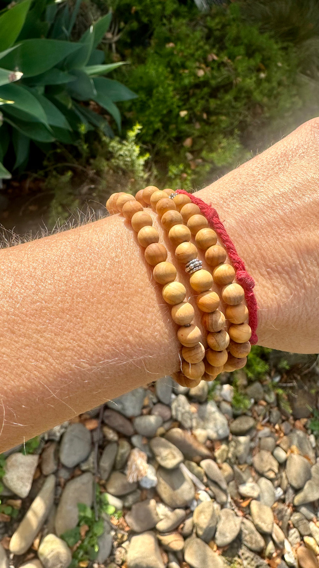 Sandalwood Wrap Bracelet or Necklace