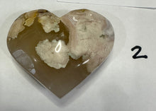 Load image into Gallery viewer, Flower Agate Hearts ~ $17 Hearts ~
