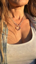 Load image into Gallery viewer, Clear Quartz With Heart Necklace
