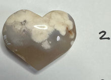 Load image into Gallery viewer, Flower Agate Hearts ~ From $ 19 ~
