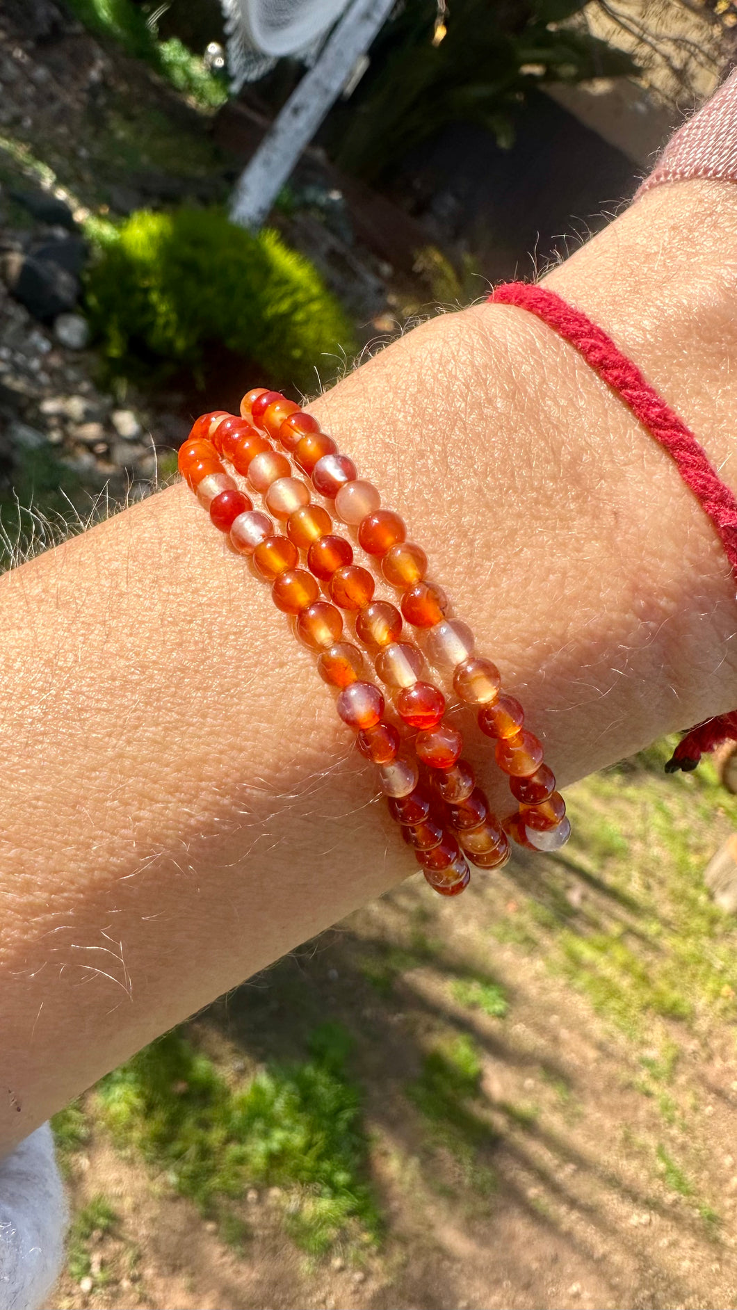 Carnelian Wrap Bracelet & Necklace