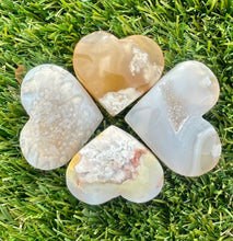 Load image into Gallery viewer, Flower Agate Hearts ~ $7 Hearts ~
