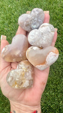 Load image into Gallery viewer, Flower Agate Hearts  ~ From $8.50~
