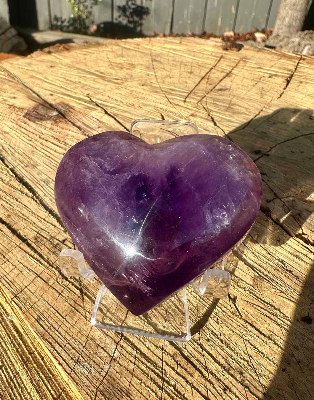 Amethyst  Puffy Heart