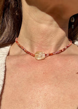 Load image into Gallery viewer, Carnelian With Citrine Choker
