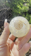 Load and play video in Gallery viewer, Opalite Orgonite Sphere

