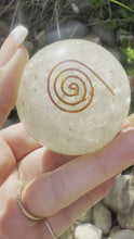 Load and play video in Gallery viewer, Orgonite Clear Quartz Sphere
