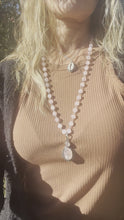 Load and play video in Gallery viewer, Rose Quartz Wire Necklace
