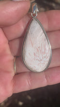 Load and play video in Gallery viewer, Scolecite Sterling Silver  Pendant
