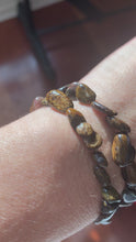 Load and play video in Gallery viewer, Bronzite Nugget Bracelet.
