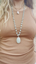 Load and play video in Gallery viewer, Wire Necklace ~  Amazonite ~
