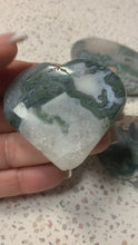 Load and play video in Gallery viewer, Moss Agate Palm Stones
