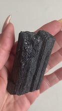 Load and play video in Gallery viewer, Raw Black Tourmaline Chunk.
