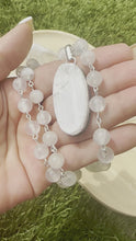Load and play video in Gallery viewer, Selenite Wire Necklace.
