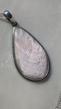 Load and play video in Gallery viewer, Scolecite Sterling Silver  Pendant
