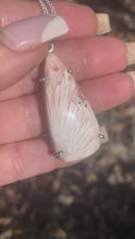 Load and play video in Gallery viewer, Scolecite Sterling Silver  Pendant.
