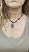 Load and play video in Gallery viewer, Amethyst Necklace.
