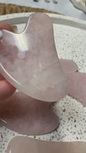 Load and play video in Gallery viewer, Quartz ~ Rose Quartz Gua Sha ~
