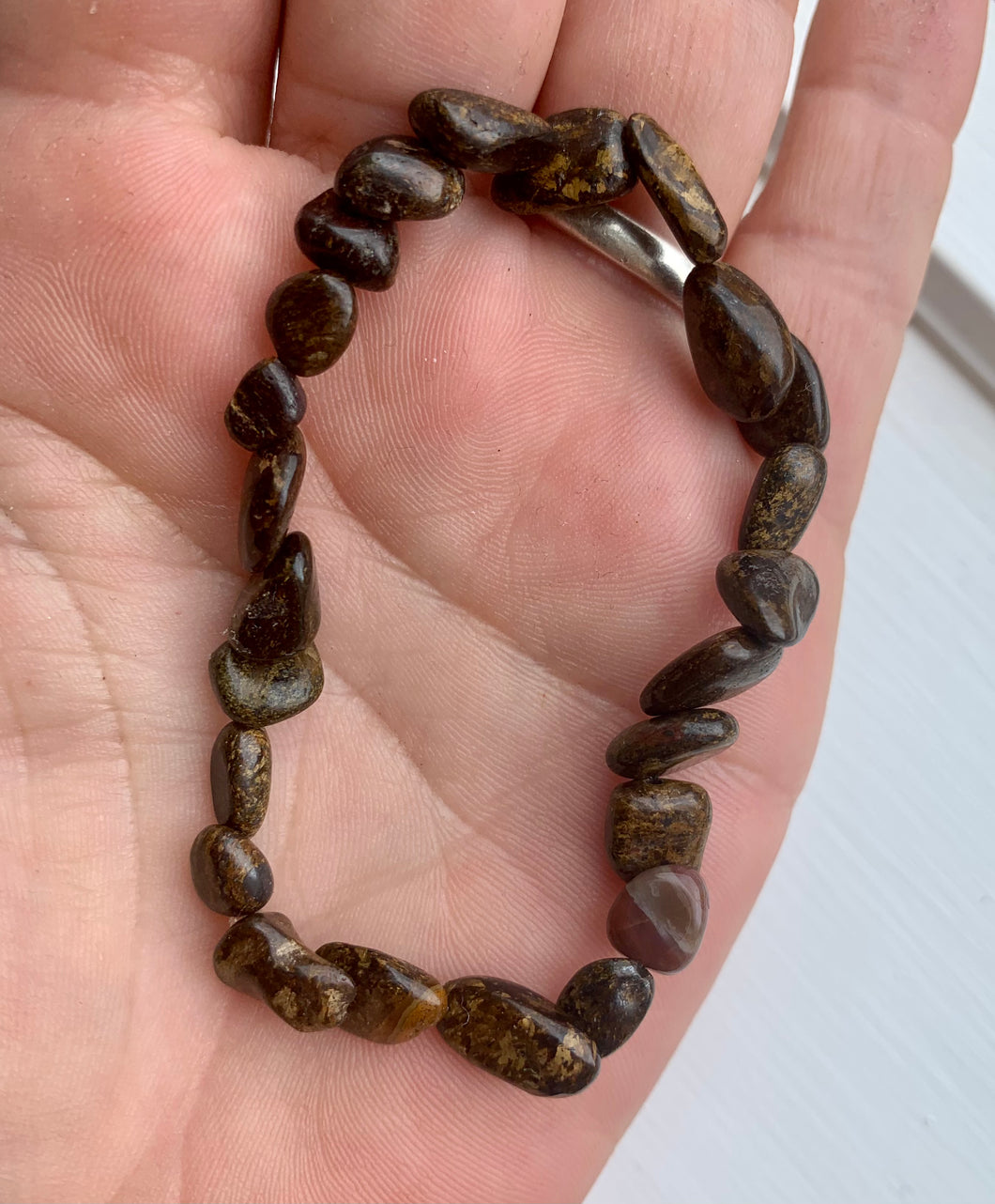 Bronzite Nugget Bracelet.